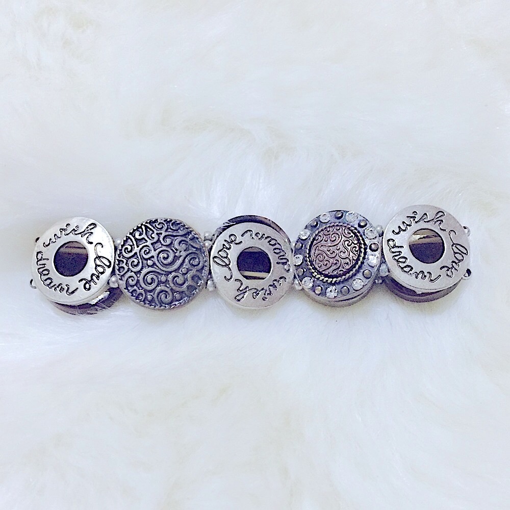 🆓w/$35 Purchase”Love Dream Wish” Elastic Bracelet